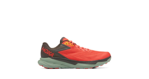 Hoka Zinal Trailrunning Shoes - Mens, Fiesta / Black Olive, 09D, 1119399-FBOL-09D