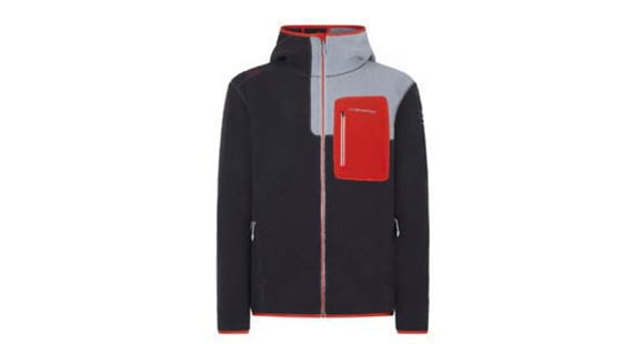 La Sportiva Agon Hoody - Men's, Carbon/Poppy, Large, N40-900311-L