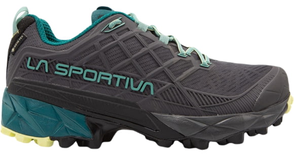 La Sportiva Akyra II GTX Shoes - Women's, Carbon/Juniper, 41.5, 44I-900734-41.5