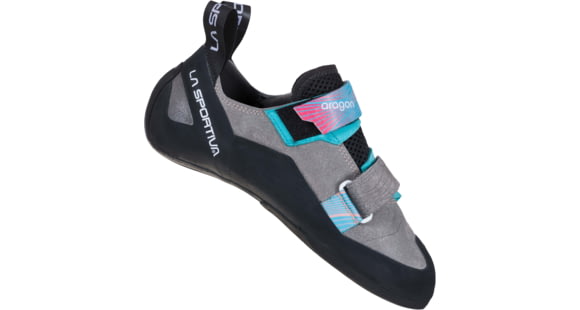 La Sportiva Aragon Climbing Shoes - Women's, Clay/Hibiscus, 38.5, Medium, 30C-909402-38.5