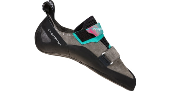 La Sportiva Aragon Climbing Shoes - Women's, Clay/Hibiscus, 40, ZFCS023-G09P02-40