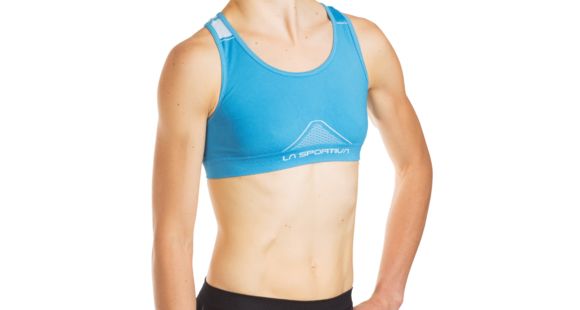 La Sportiva Aurora Bra - WoMen's, Blue Moon-Large