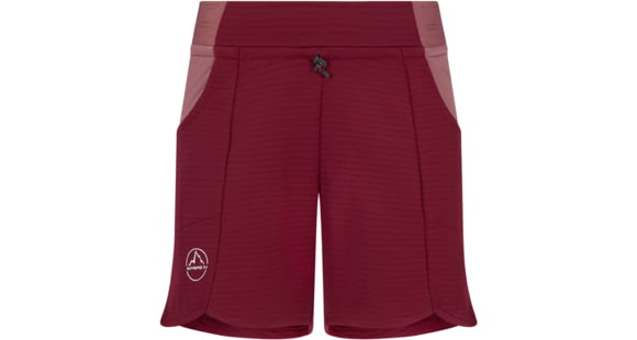 La Sportiva Balance Short - Women's, Red Plum/Blush, Large, O66-502405-L