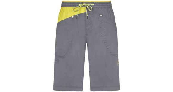 La Sportiva Bleauser Short - Men's, Carbon/Kiwi, Large, H54-900713-L