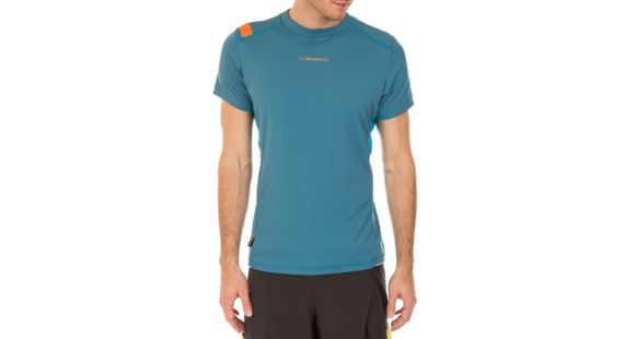 La Sportiva Blitz T-Shirt - Men's, Lake/Tropic Blue, Large, J72-607614-L