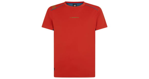 La Sportiva Blitz T-Shirt - Men's, Saffron/Space Blue, Large, J72-313623-L