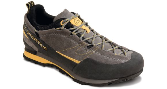 La Sportiva Boulder X Approach Shoe - Men's, Gray/Yellow-45