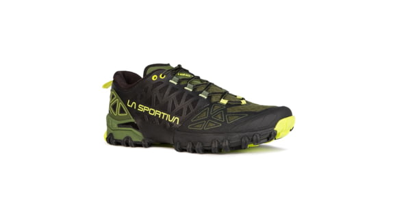 La Sportiva Bushido II Running Shoes - Men's, Olive/Neon, 39, Medium, 36S-719720-39