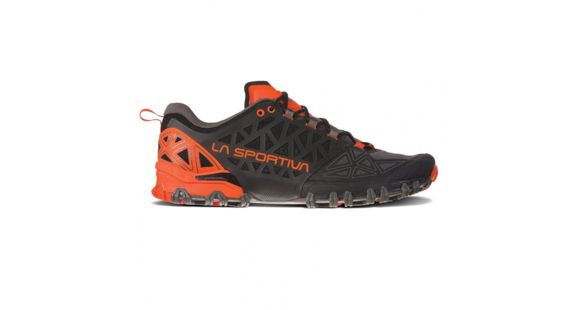 La Sportiva Bushido II Trailrunning Shoes - Men's, Carbon/Tangerine, 39.5, 36S-900202-39.5