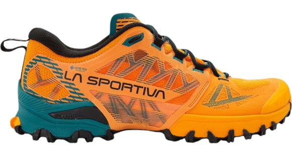 La Sportiva Bushido III GTX Trailrunning Shoes - Men's, Papaya/Everglade, 38.5, 56X-102733-38.5