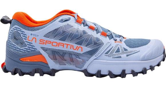 La Sportiva Bushido III GTX Shoes - Women's, Stone-Blue/Moonlight, 42, 56Y-645644-42
