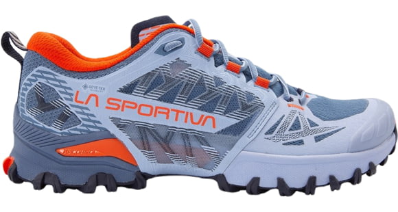 La Sportiva Bushido III GTX Wide Shoes - Women's, Stone-Blue/Moonlight W, 37, 35A-645644W-37