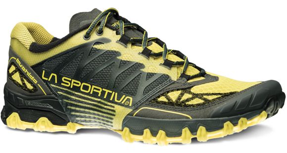 La Sportiva Bushido Trail Running Shoe - Men's-Carbon/Butter-Medium-47