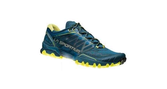 La Sportiva Bushido Trail Running Shoe - Mens, Ocean/Sulphur, 42, 26K-606702-42