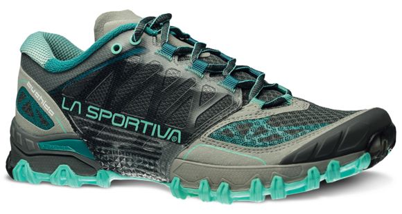 La Sportiva Bushido Trail Running Shoe - WoMen's, Grey/Mint-Medium-37.5