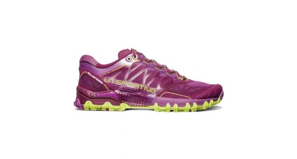 La Sportiva Bushido Trail Running Shoe - Women's, Plum/Apple Green, 37.5, 26L-501705-37.5