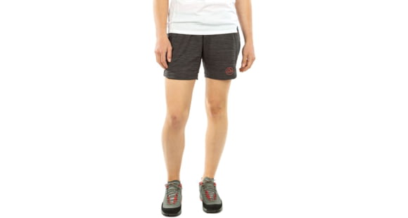 La Sportiva Circuit Short - Women's, Black/Hibiscus, Medium, I89-999402-M