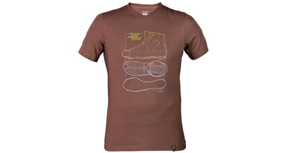 La Sportiva Climbing Roots T-Shirt - Men's -Rust-X-Large