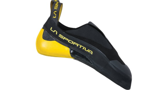 La Sportiva Cobra 4.99 Climbing Shoes - Men's, Black/Yellow, 34.5, ZFCS017-K00Y00-34.5