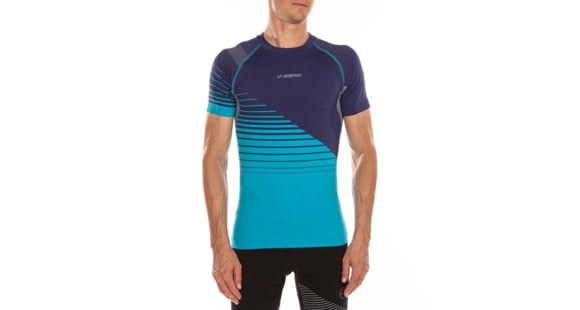 La Sportiva Complex T-Shirt - Men's, Indigo/Tropicblue, Medium, J87-617614-M