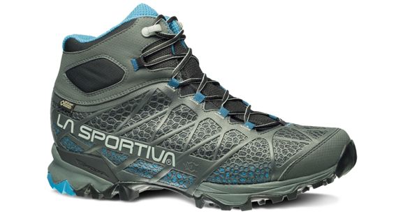 La Sportiva Core High GTX Hiking Boot - Men's-Carbon/Blue-Medium-44