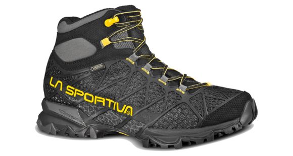 La Sportiva Core High GTX Hiking Boot - Men's-Black/Yellow-Medium-47