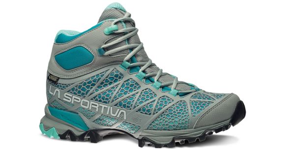 La Sportiva Core High GTX Hiking Boot - WoMen's, Grey/Mint-Medium-41.5