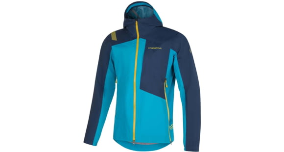 La Sportiva Crizzle Evo Shell Jacket - Men's, Crystal/Night Blue, Extra Large, L75-635629-XL