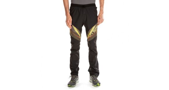 La Sportiva Dedication Pant - Men's, Black/Yellow, Large, L10-999100-L