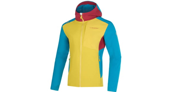 La Sportiva Descender Storm Jacket - Men's, Moss/Crystal, Medium, L71-723635-M