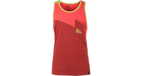 La Sportiva Dude Tank - Men's, Flame/Brick, Large