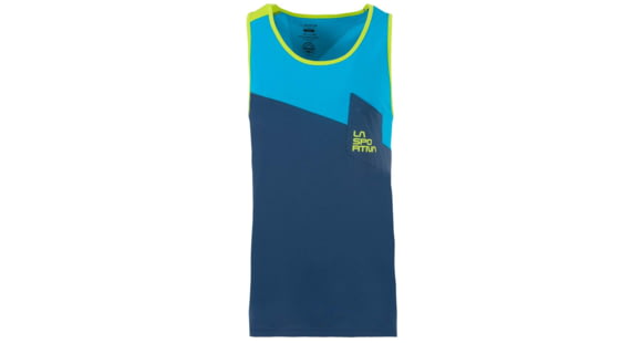La Sportiva Dude Tank - Men's, Opal/Tropic Blue, Medium, H42-618614-M