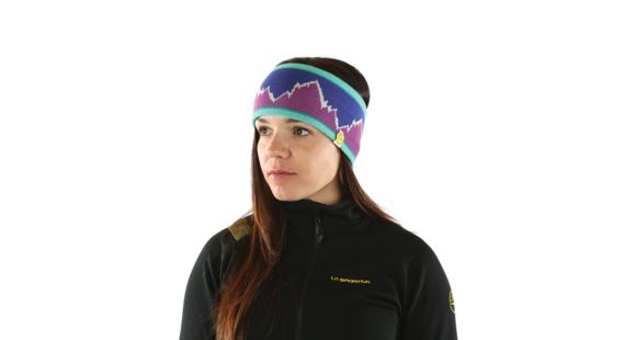 La Sportiva Elysium Headband - Men's, Iris Blue/Purple-L/XL
