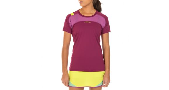 La Sportiva Etesia T-Shirt - Women's, Plum/Purple, Extra Small, K65-501500-XS