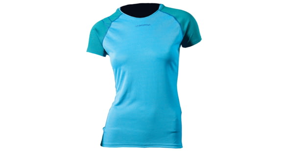 La Sportiva Flight T-Shirt - Women's-Malibu Blue-X-Small