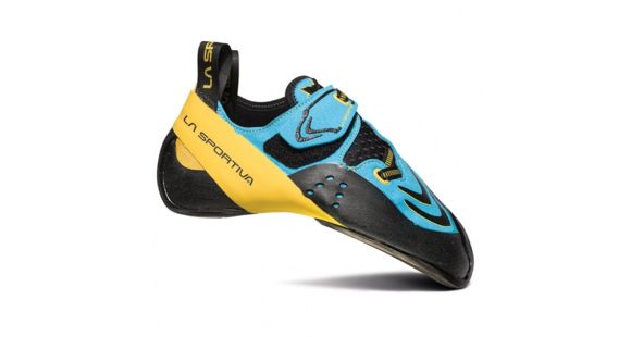 La Sportiva Futura Climbing Shoes - Men's, Blue/Yellow, 34.5, Medium, 20R-600100-34.5
