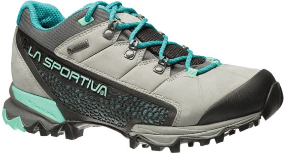 La Sportiva Genesis Low GTX Hiking Shoe - WoMen's, Grey/Mint-Medium-41