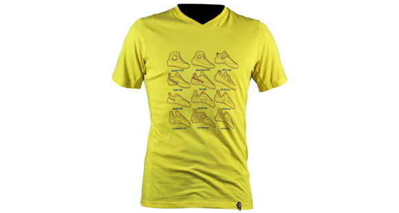 La Sportiva Heritage T-Shirt - Men's -Yellow-Large