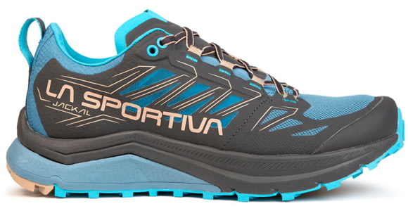 La Sportiva Jackal Running Shoes - Women's, Carbon/Topaz, 41.5, Medium, 46C-900624-41.5