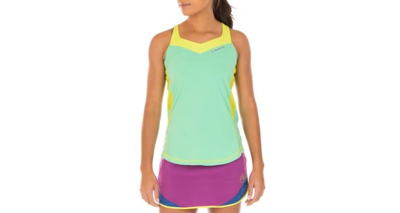 La Sportiva Joy Tank - Women's, Jade Green/Apple Green, Extra Small, K64-704705-XS