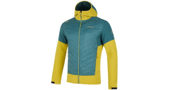 La Sportiva Kap Hybrid Hoody - Men's, Alpine/Moss, Large, L73-726723-L