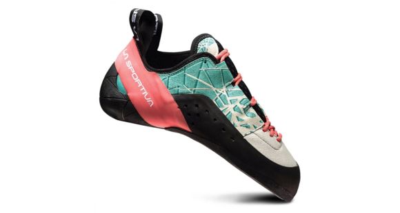 La Sportiva Kataki Climbing Shoe - Women's, Mint/Coral, 34, 20B-609301-34