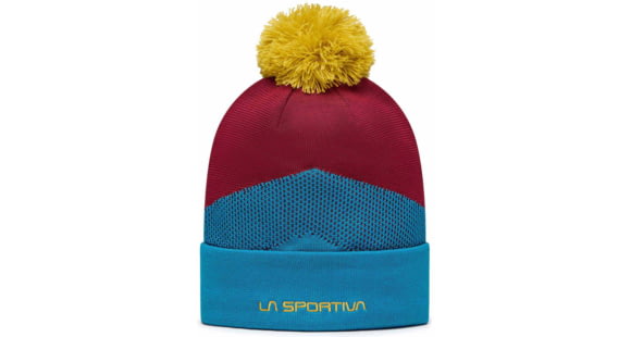 La Sportiva Knitty Beanie, Crystal/Sangria, Large, Y58-635320-L