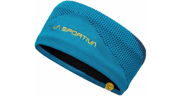La Sportiva Knitty Headband, Crystal/Night Blue, Large, Y59-635629-L