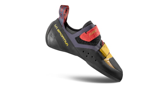 La Sportiva KUBO Climbing Boots - Men's, Savana/Mountain Red, 38.5, ZFCS024-E32R24-38.5