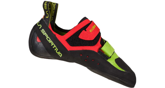 La Sportiva Kubo Climbing Shoes - Men's, Goji/Neon, 45, Medium, 30H-314720-45