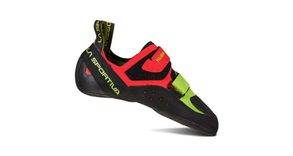 La Sportiva Kubo Climbing Shoes - Men's, Goji/Neon, 46, Medium, 30H-314720-46