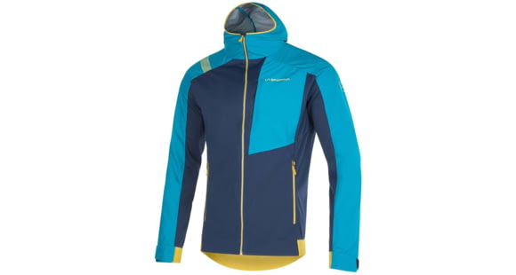 La Sportiva Macnas Softshell Jacket - Men's, Night Blue/Crystal, Medium, L72-629635-M