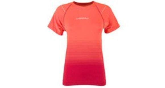 La Sportiva Medea T-Shirt - Women's, Coral/Berry, Medium, K51-301303-M