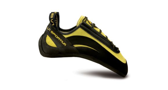 La Sportiva Miura Climbing Shoe - Men's, Black/Yellow-42.5